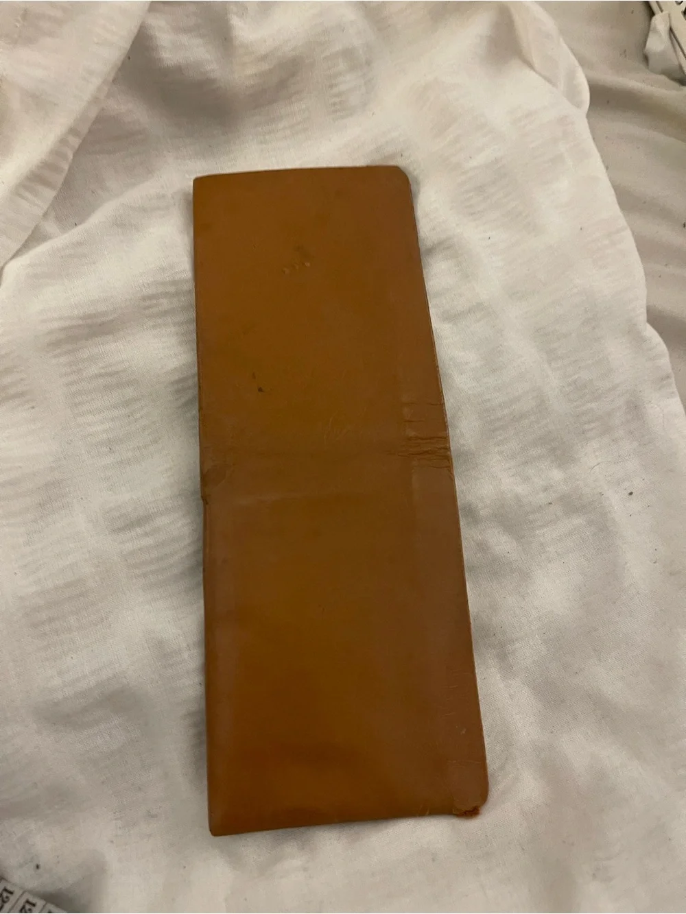 Men's Classic Tan Cowhide Leather Bifold Wallet - Unbranded